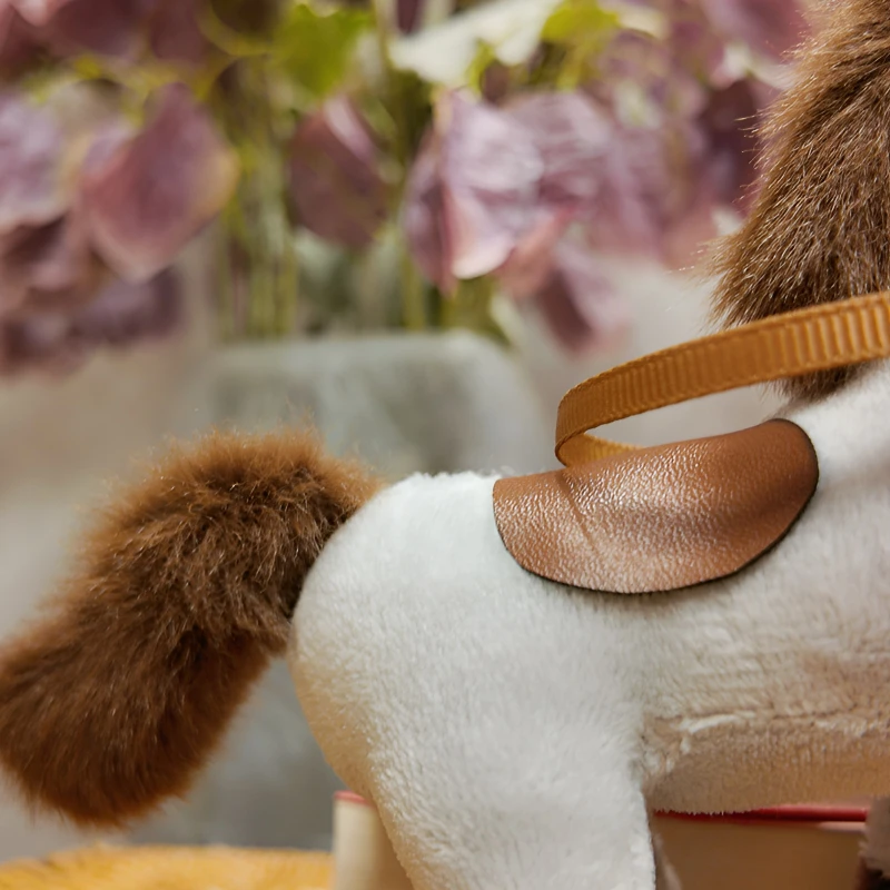 Simpatico portachiavi a forma di cavallo, peluche a forma di cavallo, ciondolo per borsa, cavallo zodiacale cinese (Anno del cavallo) orn