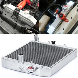 32MM Full Aluminum Radiator High Performance 2 Row Racing Aluminum Radiator For HONDA CIVIC B18C B16A 32MM IN/OUT MT AT
