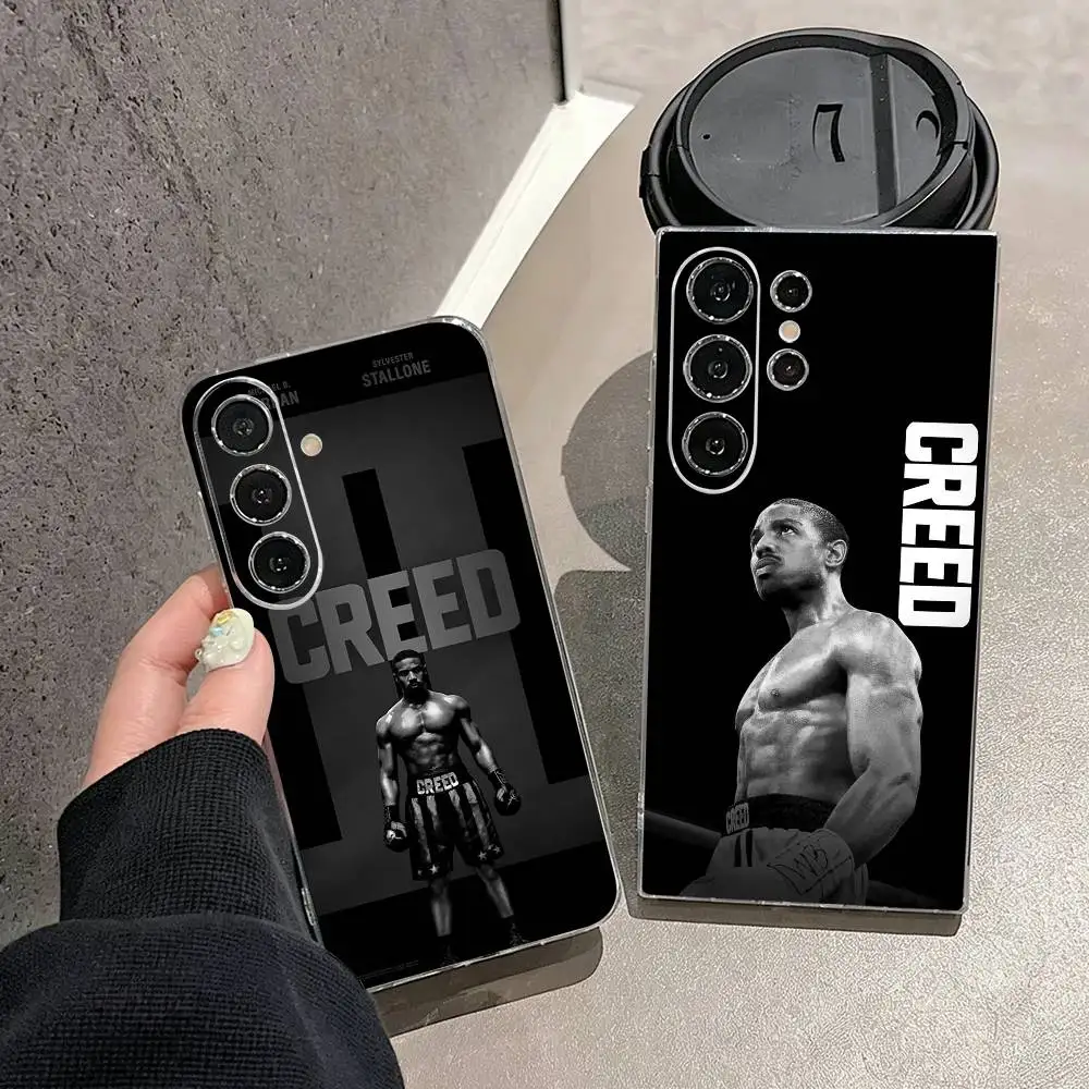 Movie Adonis Creed  Phone Case For Samsung S25,S24,S21,S22,S23,S30,Ultra,S20,Plus,Fe,Note,10,9,5G Transparent Cover