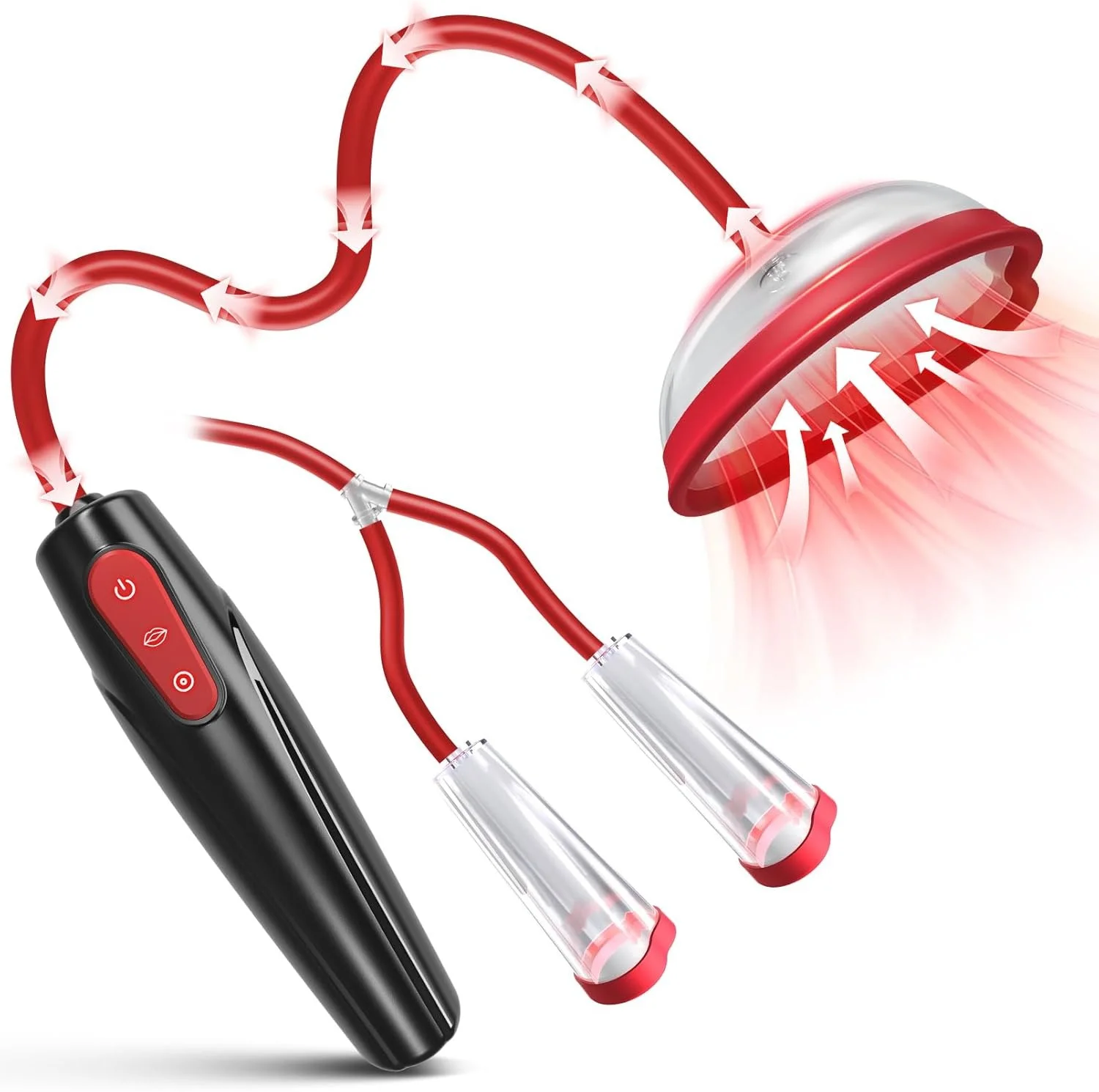 Adult Sex Toys - Nipple Sucking BDSM Toys Kit Electric Vacuum Vagina Sex Pump with 3 Suction Levels and 7 Modes, Clit Sucker