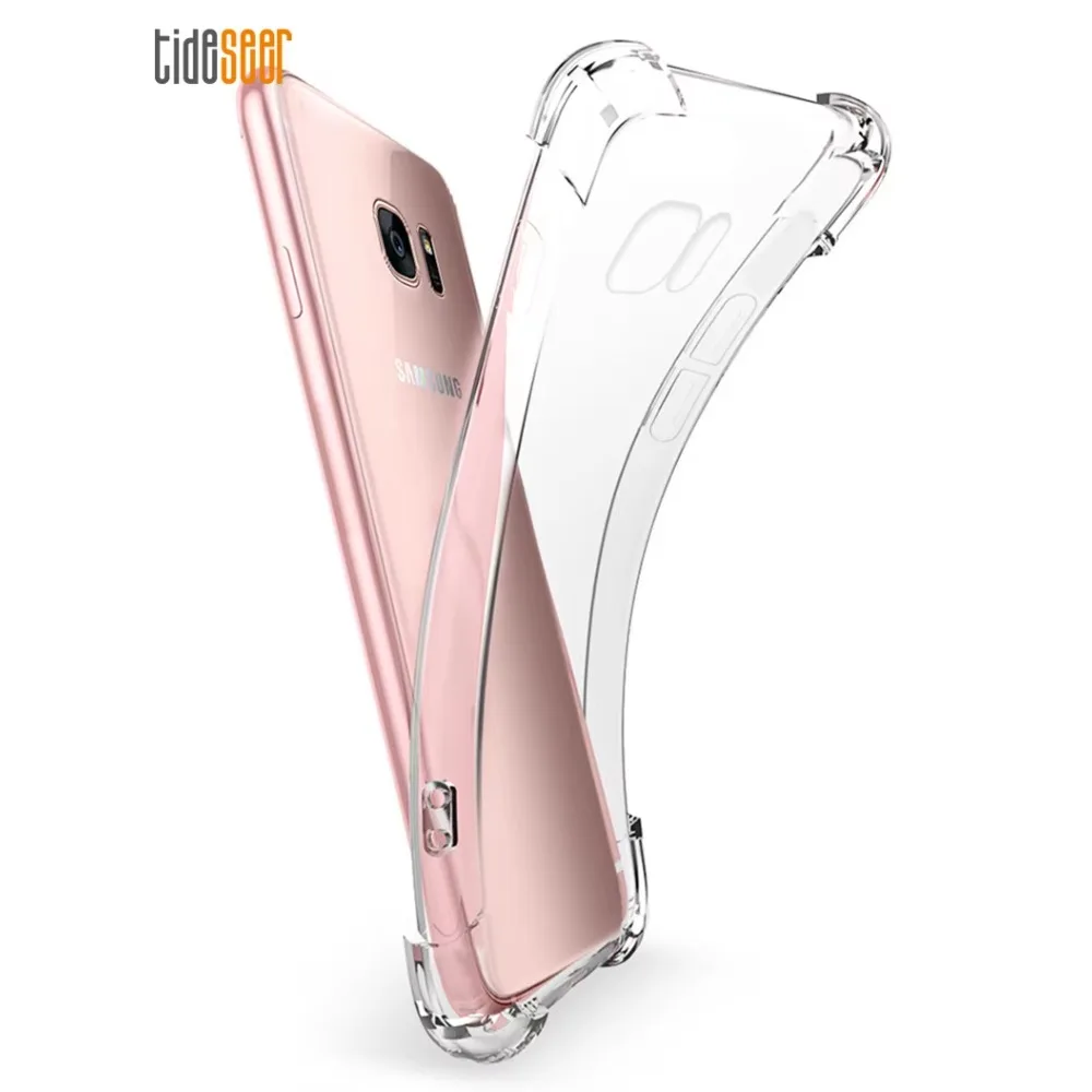 

Роскошный прозрачный противоударный чехол для Samsung Galaxy S8 S9 S10 S20 Plus S7 Edge S10E S20 Ultra Silicone Back Cover для S20 FE Lite