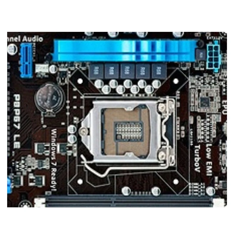 For Intel Used P67 P8P67 LE motherboard original  LGA 1155 DDR3 32GB USB2.0 SATA2 Desktop Mainboard