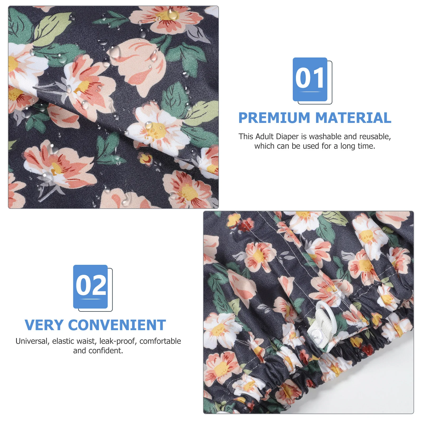 Washable Bed Pads for Adults Mattress Incontinence Diaper Physiological Period Leak Proof Skirt Highly Absorbency Protector