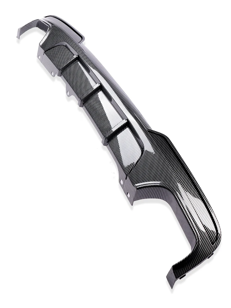 لسيارات BMW 5 Series F10 F11 2010-2017 أسود المصد الخلفي الناشر الكربون المنافسة M Sport M Tech الناشر سبويلر 520i 523i #4