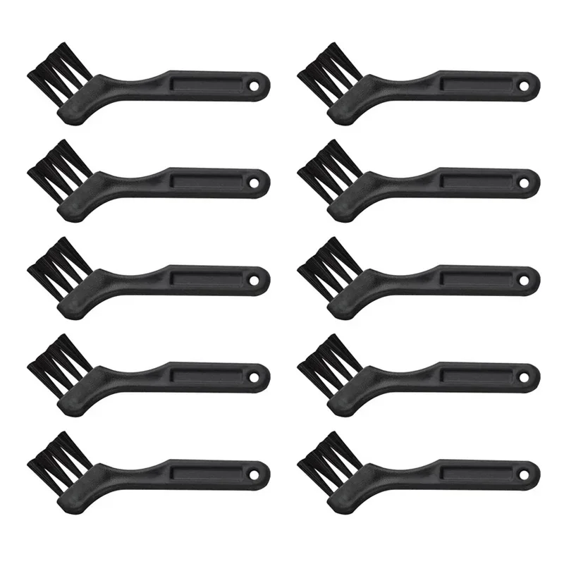 Small Multi-function Brush Razor Cleaning Brush Keyboard Dust Nylon Black Plastic Brush Computer Keyboard Dust Removal Tool