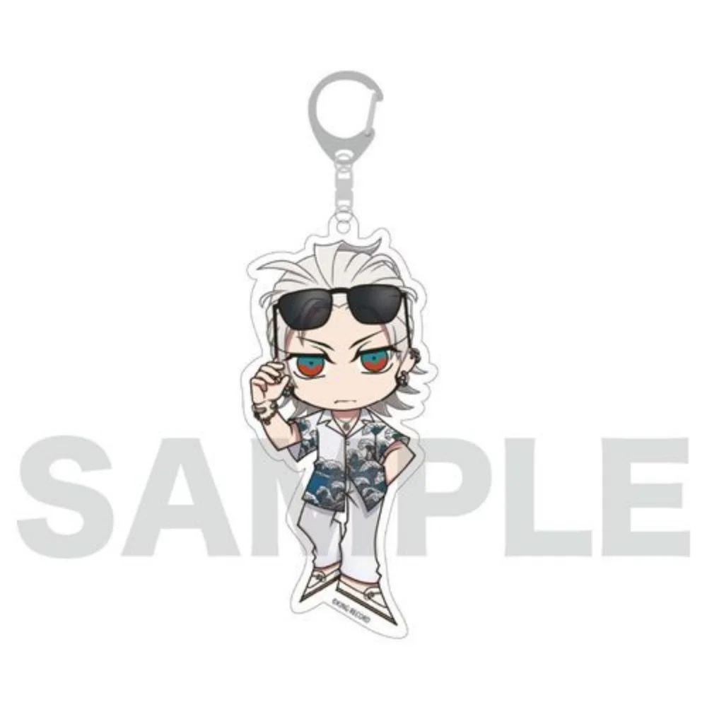 Anime Hypnosis Mic Samatoki Aohitsugi Ramuda Amemura 6CM Acrylic Stand Cute Bag Charm Car Keychain Bag Body Kit Keyring Gift