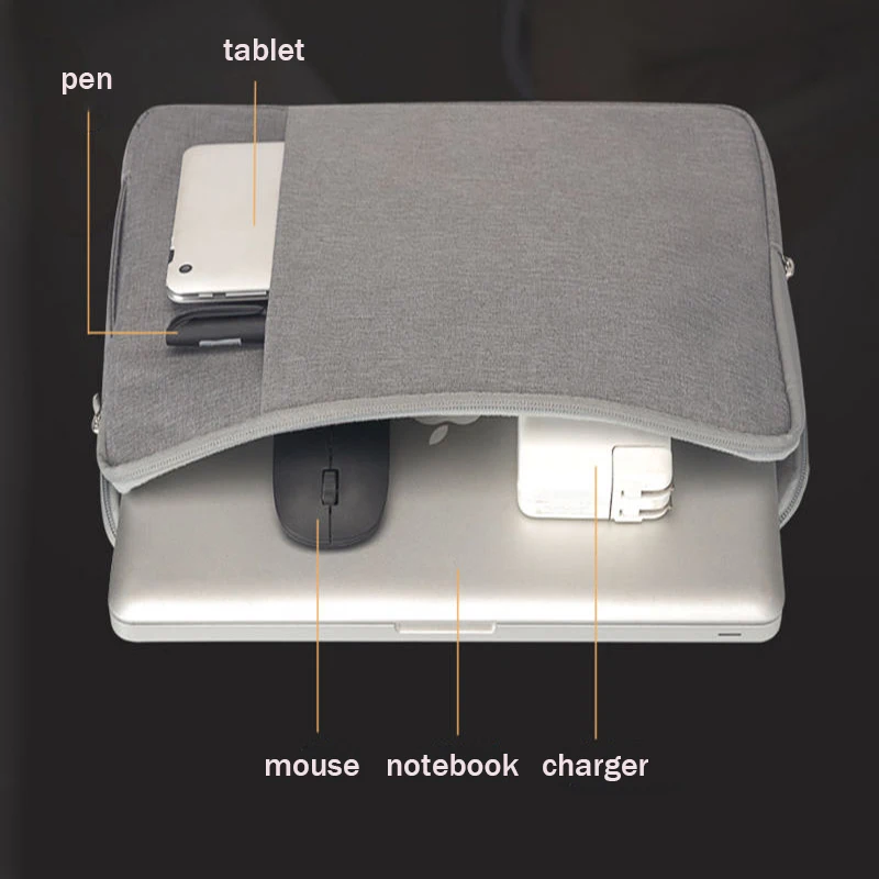 2021 for Macbook air Pro Retina 11 12 13 14 15 15.6 16 inch bag notebook portable briefcase for Huawei Lenovo XiaoMi Laptop Bag
