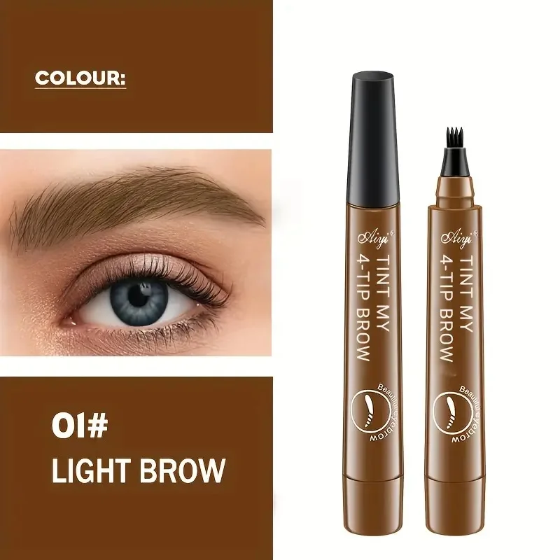 Eyebrow Pen Eye Brown Makeup Eyebrow Pencil with a Micro-Fork Tip Applicator Creates Natural Looking Brows Effortlessly