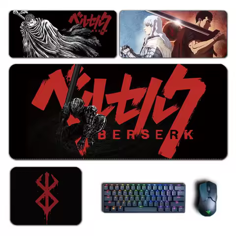 Anime Berserk Mouse Pad Guts Griffith Large XXL Mousepad Computer Keyboard Manga Pad Accessories Desk Mat