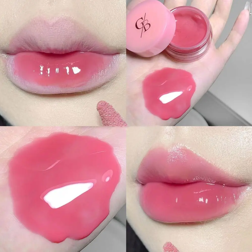 Süße feuchtigkeitsspendende Jam Jelly-Lippenstifte, kein Ausbleichen, langanhaltendes Wasser, leichter Lipgloss, wasserfest, wässrig, feuchte Lippenglasur, Make-up