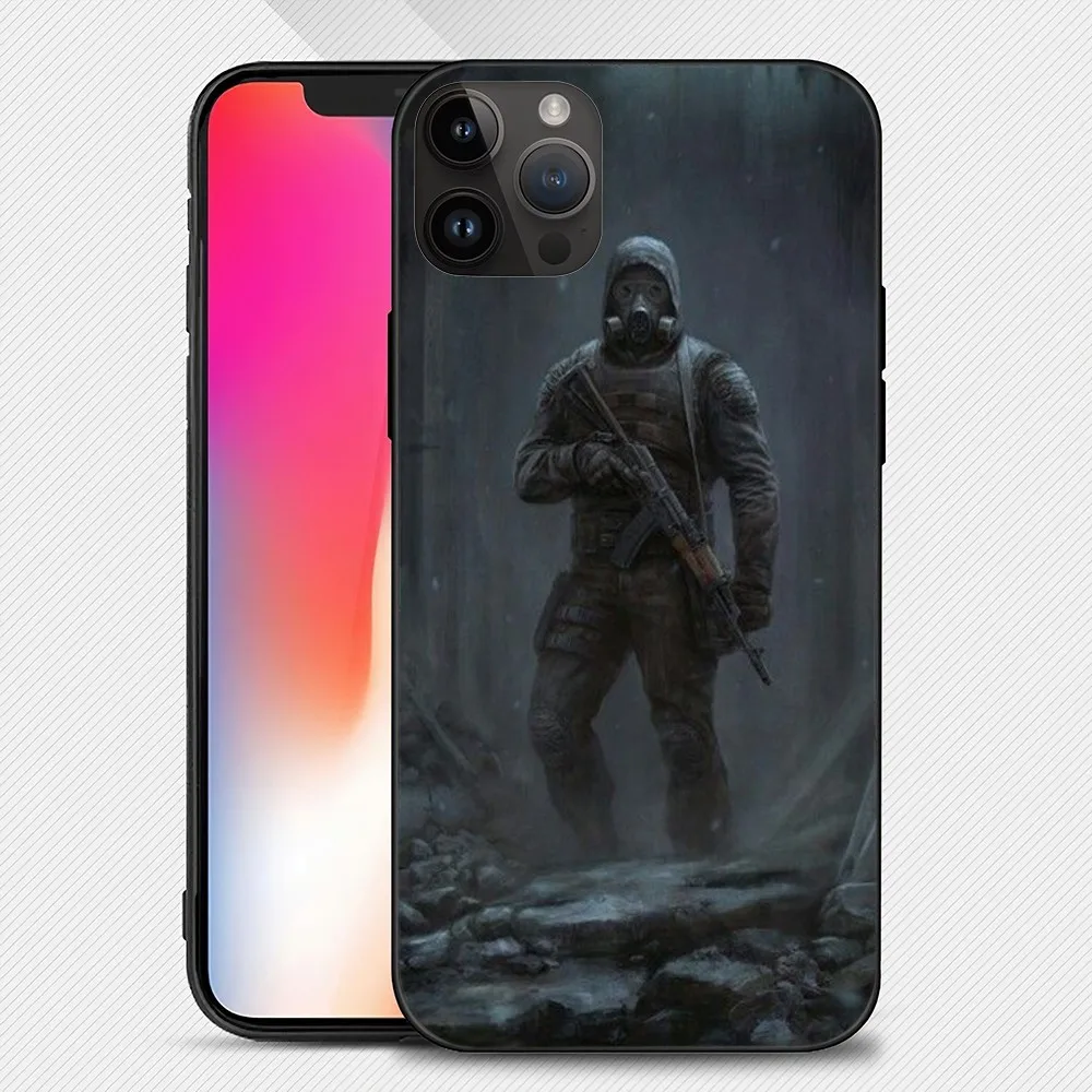 Stalker Clear Sky Game Phone Case iphone15 14 13 12 11 Pro Max Mini X 7 8 Soft Case