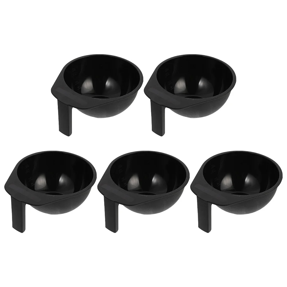 5Pcs Hair Dye Bowls Professional Hair Color Mixing Bowls for Salon Hairdressing Tools Reusable Lightweight ABS Material - Image 3