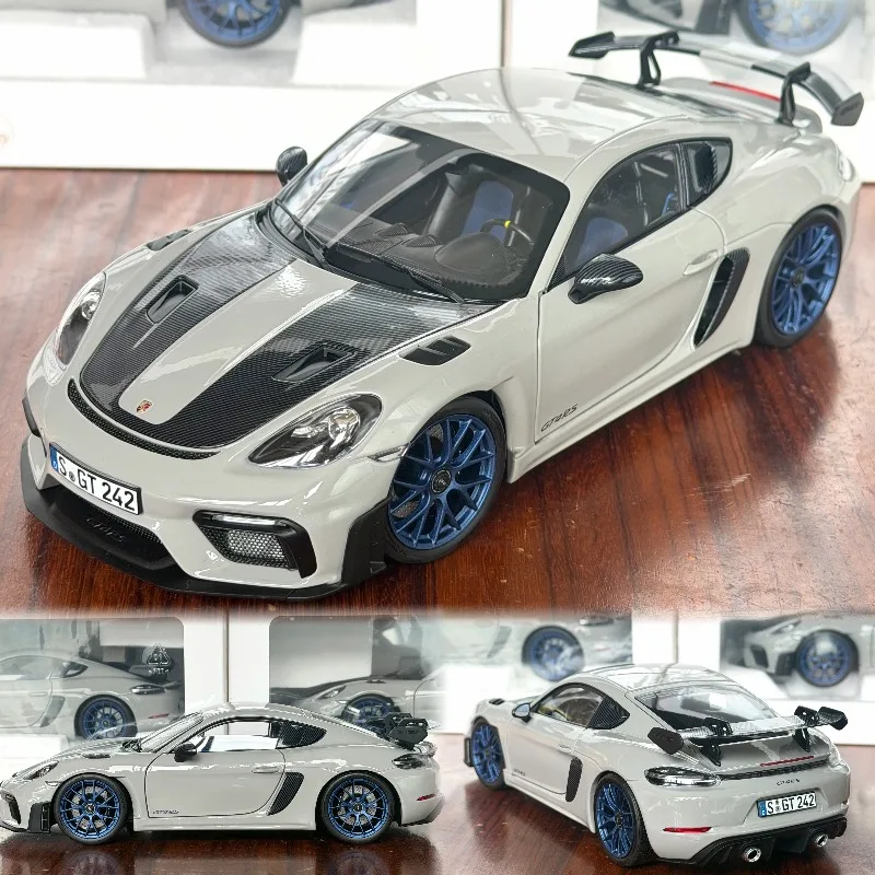 

Diecast NOREV 1:18 Scale Porsche 718 Spyder Cayman GT4 RS 2023 Alloy Car Model
