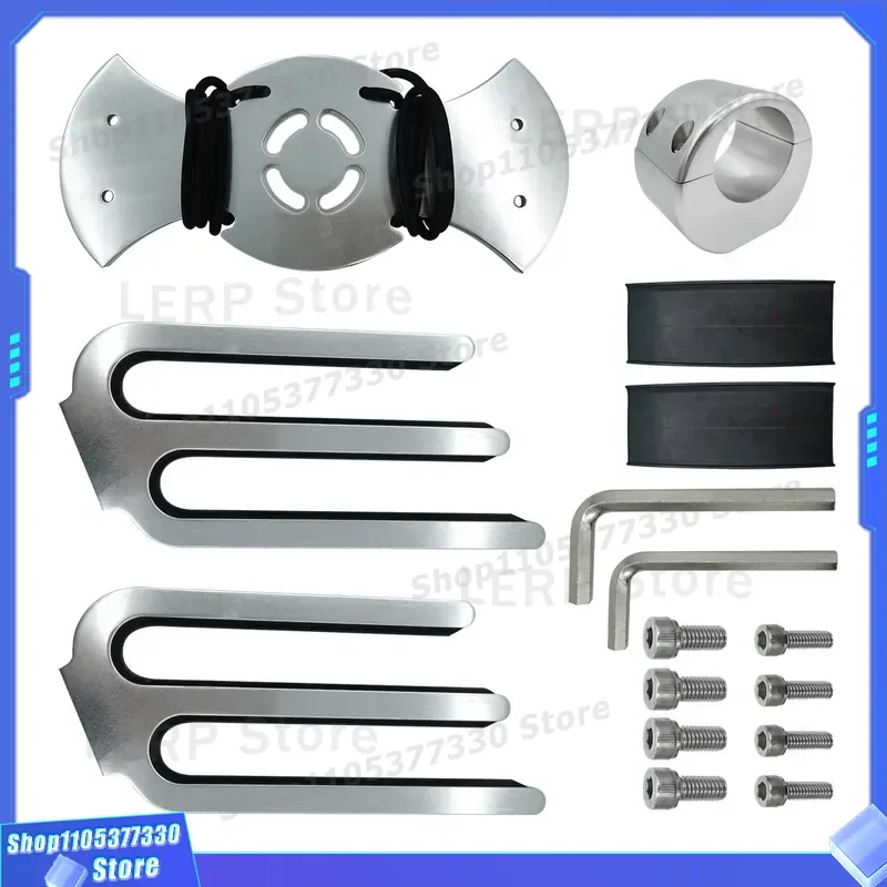 Aluminum Wakeboard Bracket 8302 Three Tooth Surfboard Rack Fixed Mount for Marine Yacht Boat Parts Accessories Hardware