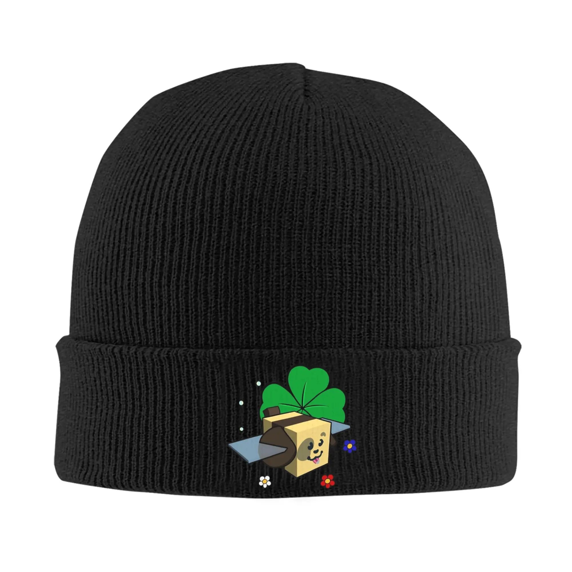 Bee Swarm Simulator Collection BSS Knitted Hat Beanie Autumn Winter Hat Warm Acrylic Casual Clover‌ Caps Men Women Gift