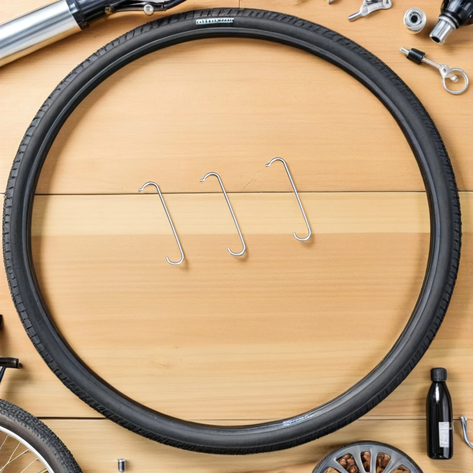 

2Pcs Bike Chain Hook Reliable Stainless Steel Chain Repair Tool Connecting Aid for Bicycle Maintenance Silver Bike Joint Hook