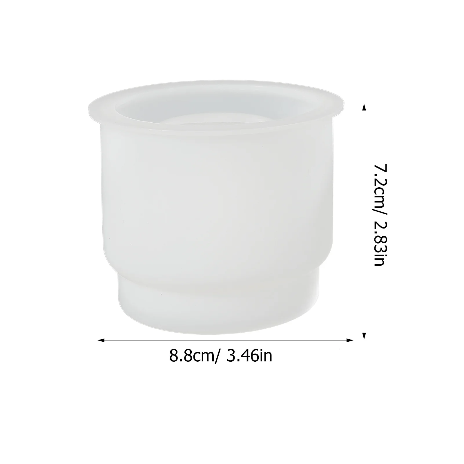 2Sets Multi-Use Silicone Mold for Crystal Epoxy Resin DIY Jar Craft Storage Container Decorative Holder Molds