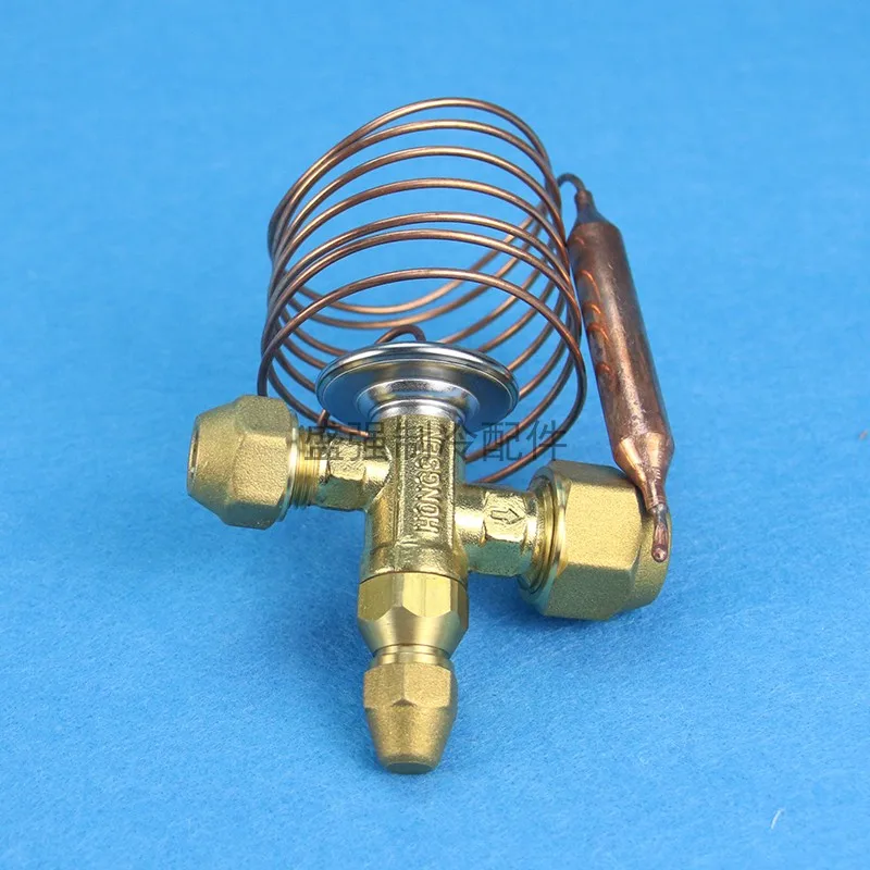 Refrigeration accessories R22-φ 3φ 6 internal and external balance thermal expansion valve, wire connection cold storage  valve