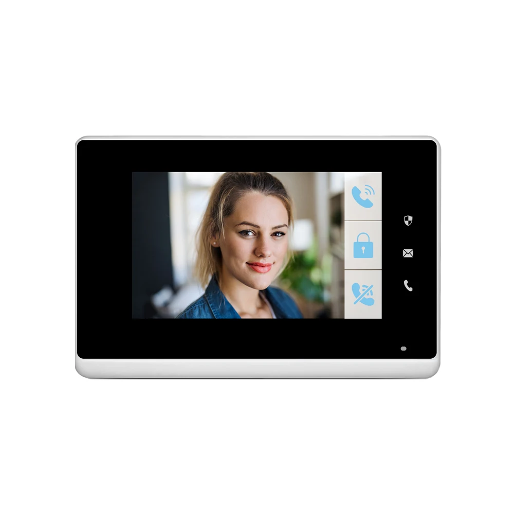 Lanbon 7 بوصة فيديو هاتف شاشة تعمل باللمس واي فاي نظام ذكي فيديو إنترفون للشقق ونظام المنزل الذكي