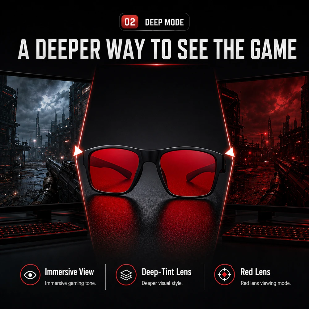 Двухрежимные игровые очки янта – обзор и цена Gaming Glasses Tinted