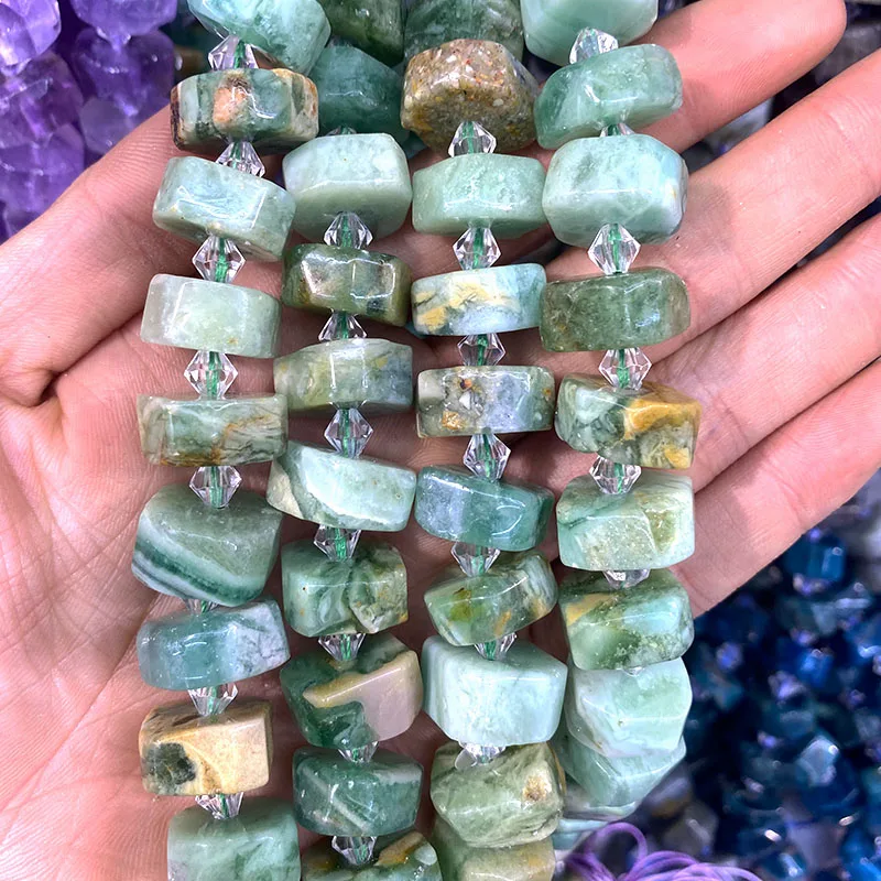 Natursteinperlen Aventurin Achate Tigerauge Jade Rosenquarz Jaspis Runde Armbandperlen für Schmuckherstellung Diy Armband – Detail 27