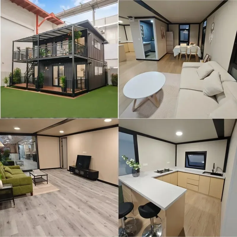 sell like hot cakes Manufacturer of Tiny Modular Prefab Folding Container House with Galvanized Steel Structure and