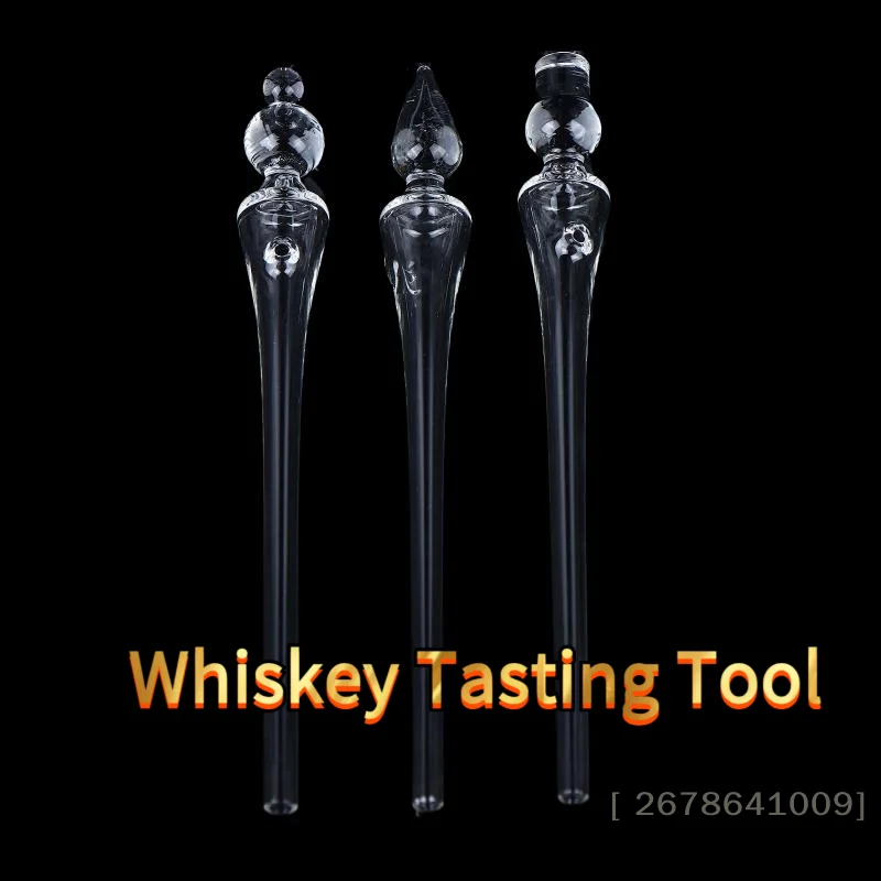 Professionelle Luftpipette aus Glas, Whisky-Verkostungs-Wassertropfer, Schnapsbewässerungsregler, verstellbares Stangenwerkzeug mit einem Tropfen