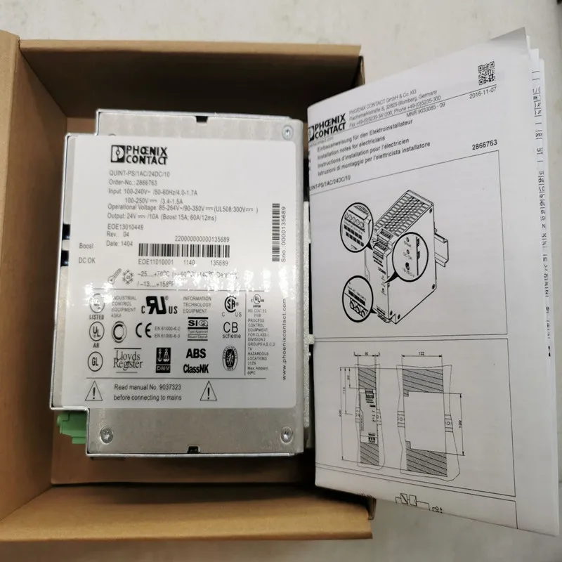 Original phoenix contact switching power supply QUINT-PS/ 3AC/24DC/20 2866776 2866792