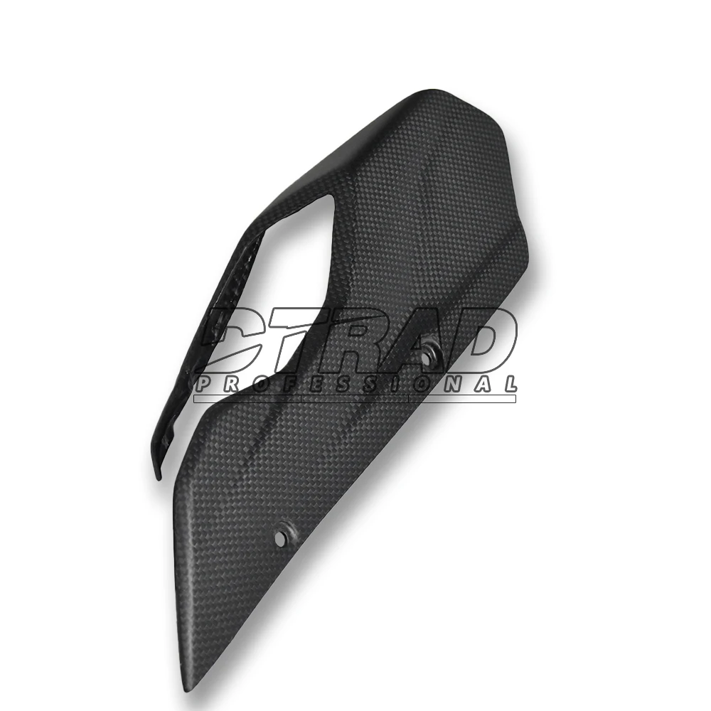 Upper Vented Chain Guard For DUCATI Multistrada V4 1100 S Sport Rally MTS Carbon Fiber Plain Matte Chain Cover Motorcycle