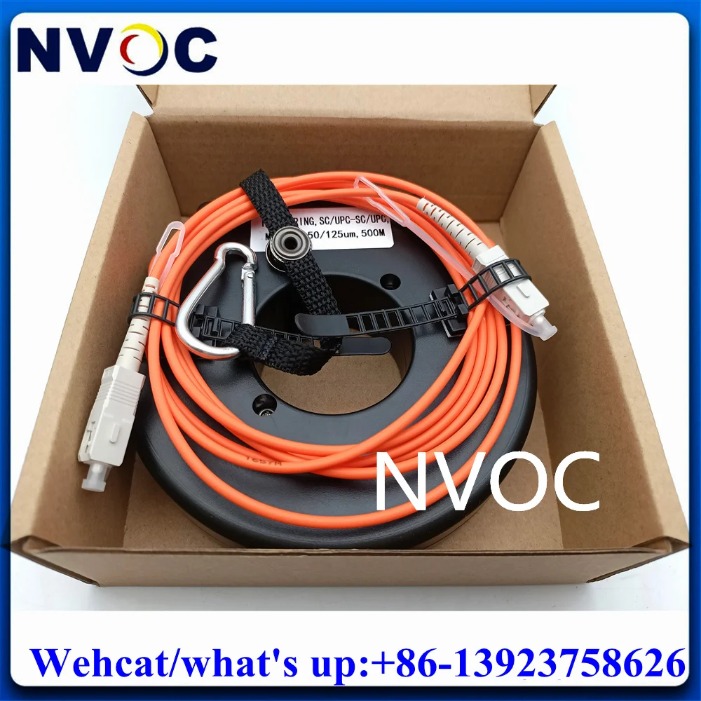 1000M SC/ST/FC/LC MMF 50/125 Fiber Optic OTDR Launch Cable Box Dead Zone 1KM OM2 Multimode Mode Fibre Optical Ring