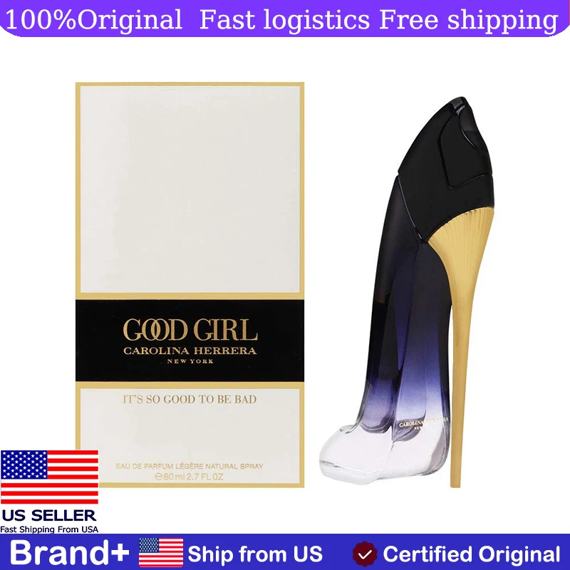Carolina Herrera Good Girl Legere 80ml Eau De Parfum 80ml Long Lasting Fragrance Cologne Pheromone Portable Birthday Gift
