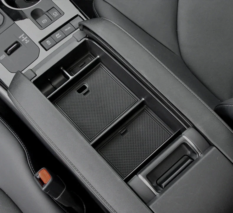 Für Toyota Highlander XU70 2020~2023 Hybrid Auto Mittelkonsole Armlehnen-Aufbewahrungsbox Kleinteile-Organizer Ablagefach Innenraum-Zubehör – Detail 2