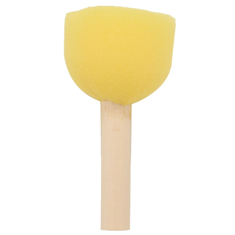 Pack Of 30 Round Foam Sponge Paint Brush Set - Stencil Brush Value Pack - 5 Different Sizes - Great For Kids Arts And Crafts, St
