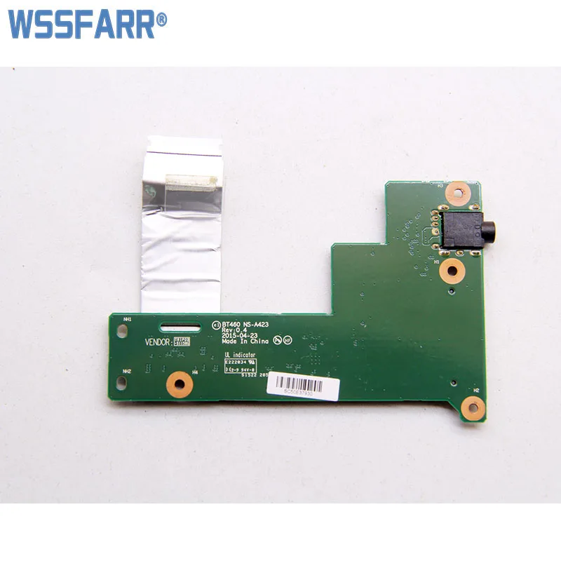 Audio board For Lenovo ThinkPad T460S laptop Card reader Audio sound headphone Jack board BT460 NS-A423 NBX0001G810