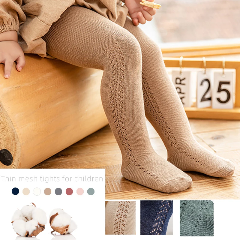 0 - 5 Years Baby Tights Autumn Winter Solid Color Soft Knitted Warm Newborn Toddler Tight Boy Girl Pantyhose Kids Girls Clothes