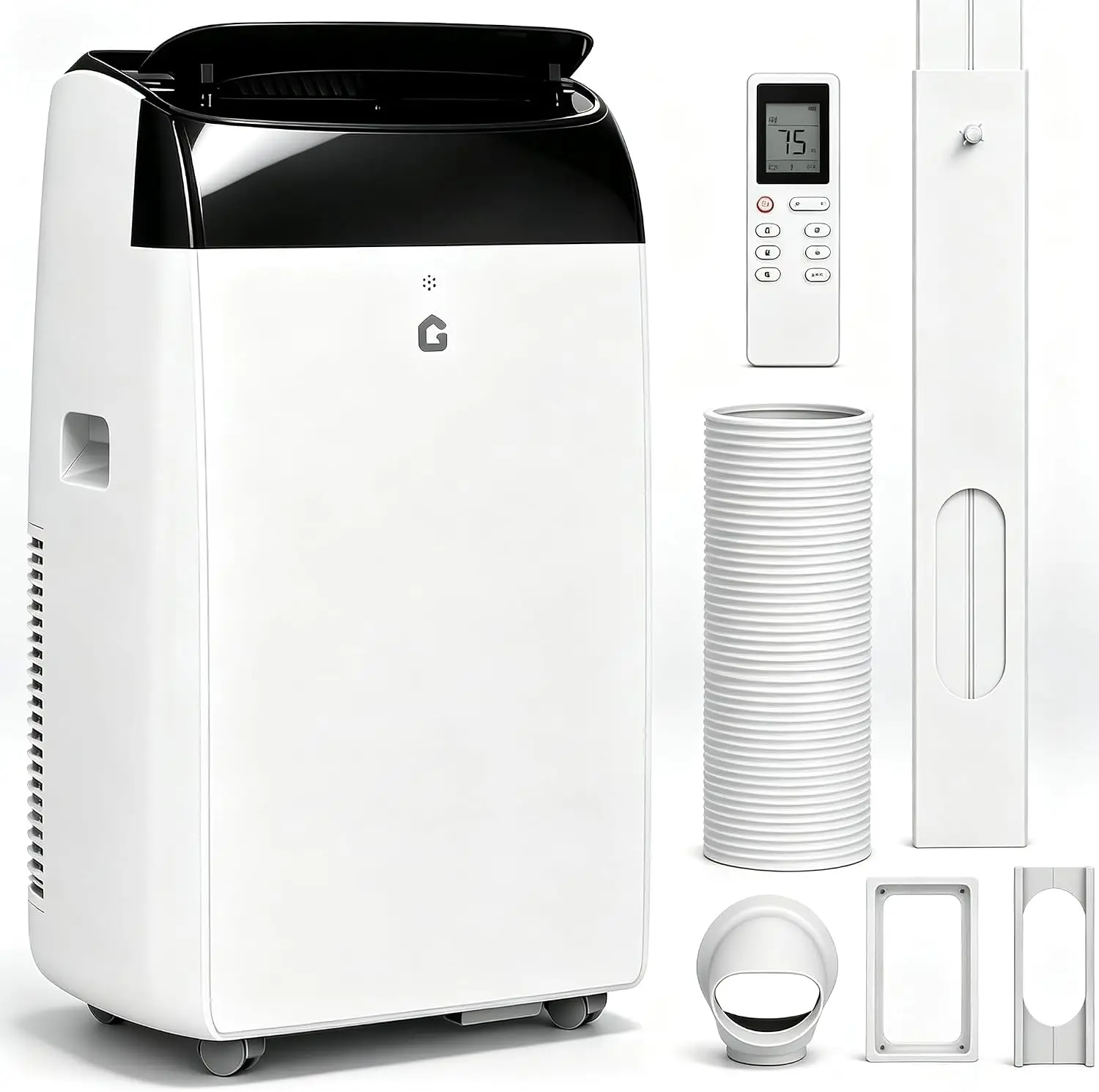 Tacleekii 12000 BTU Air Conditioner 3-in-1 AC Unit, Cools 550 Sq.Ft Portable AC with Cooling, Fan for Bedroom Home Office