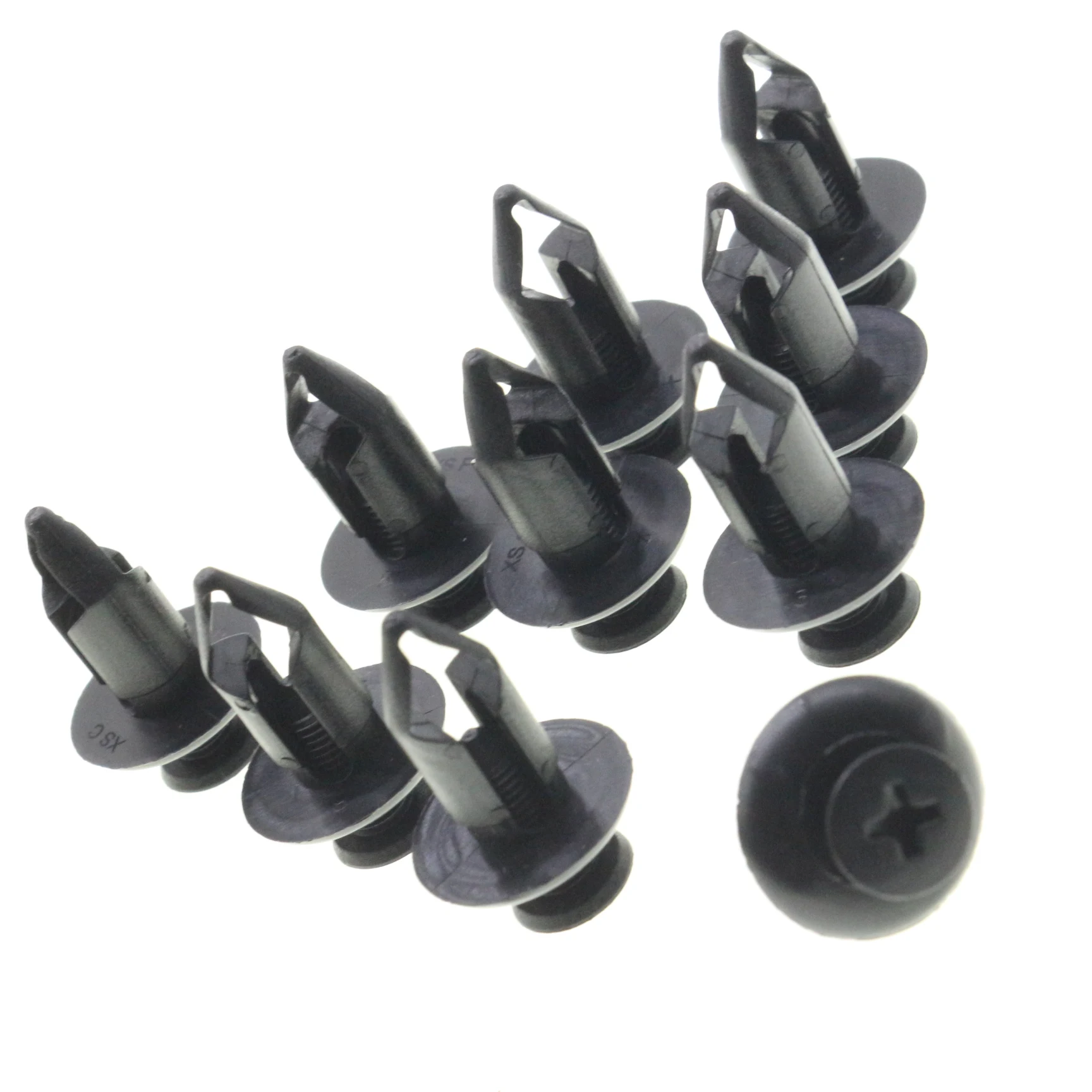 

10 шт. зажимы для крышки переднего бампера нажимного типа для Nissan Frontier 1998-2004 Xterra 2001-2004 гг. | 63848-40Y00 Нейлоновая застежка