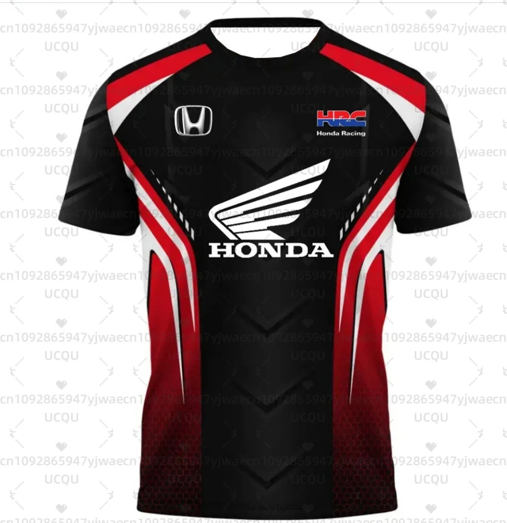 

Men Summer Honda Quick Dry And Breathable Racing Motorcycle Biker Jersey Sportswear Short Sleeve Lightweight Outdoor T-shirt