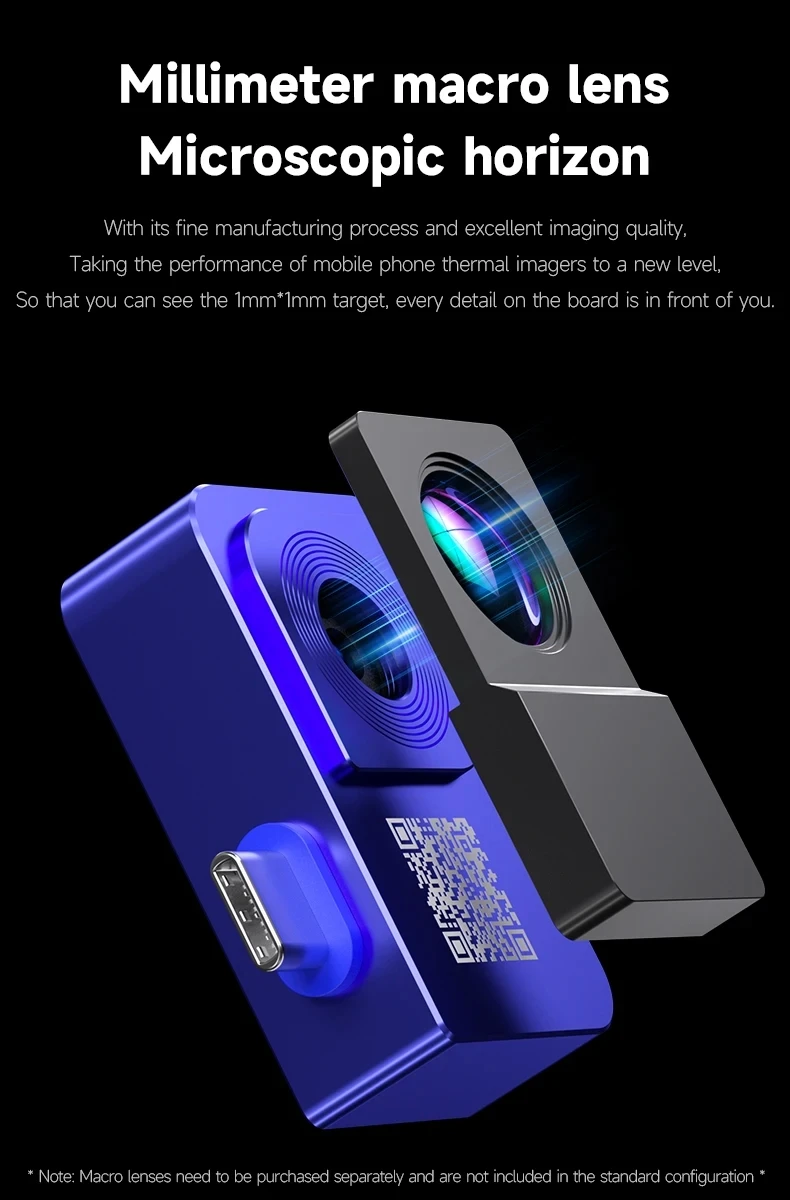 MECHANIC DTI-08 Portable In-line Mobile Phone Plug-in Thermal Camera Imager PCB Mobile Phone Maintenance Trouble ShootingDevice