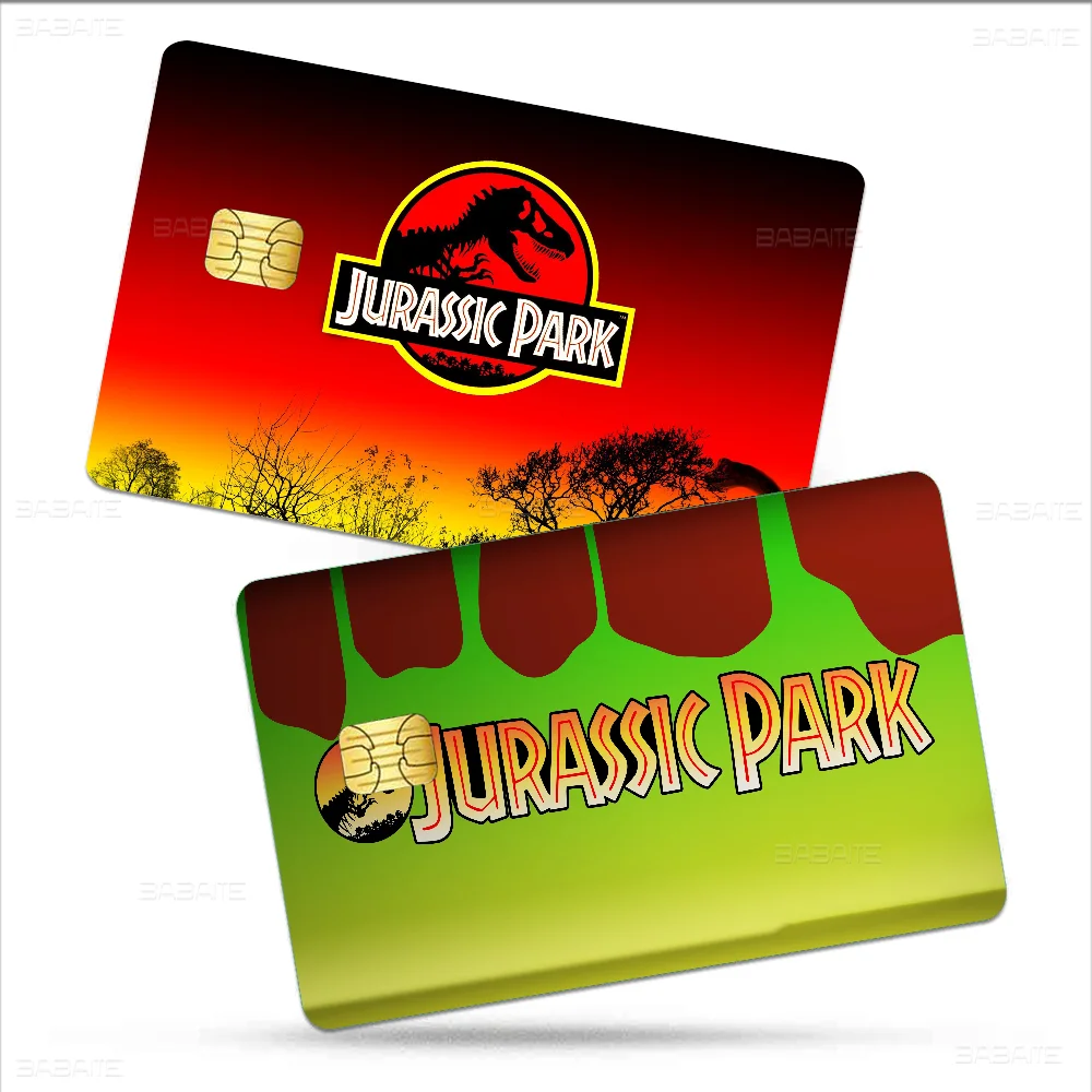 Classic J-JurassicS P-Park Film Different Styles Poker Sticker Film Tape Skin For Credit Card Debit Card Big Chip