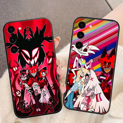 A-Alastor H-Hazbin Hotel AD Phone Case For Samsung Galaxy S24 S23 S22 S21 S20 FE S25 PLUS ULTRA 5G Silicone Case Funda Shell