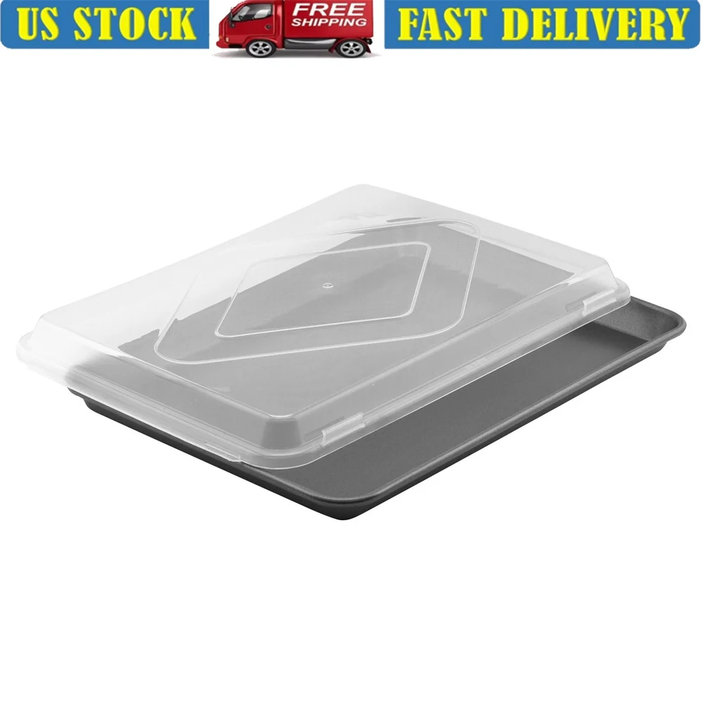 

Серая сковорода с антипригарным покрытием, 17,3 x 12,5 x 1 дюйм, полупростынная сковорода, многофункциональная сковорода с желеобразным покрытием