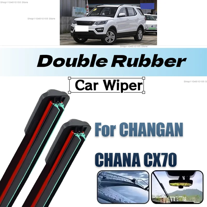 

3PCS Car Wiper for Changan Chana CX70 2016-2020 Front Rear Windshield