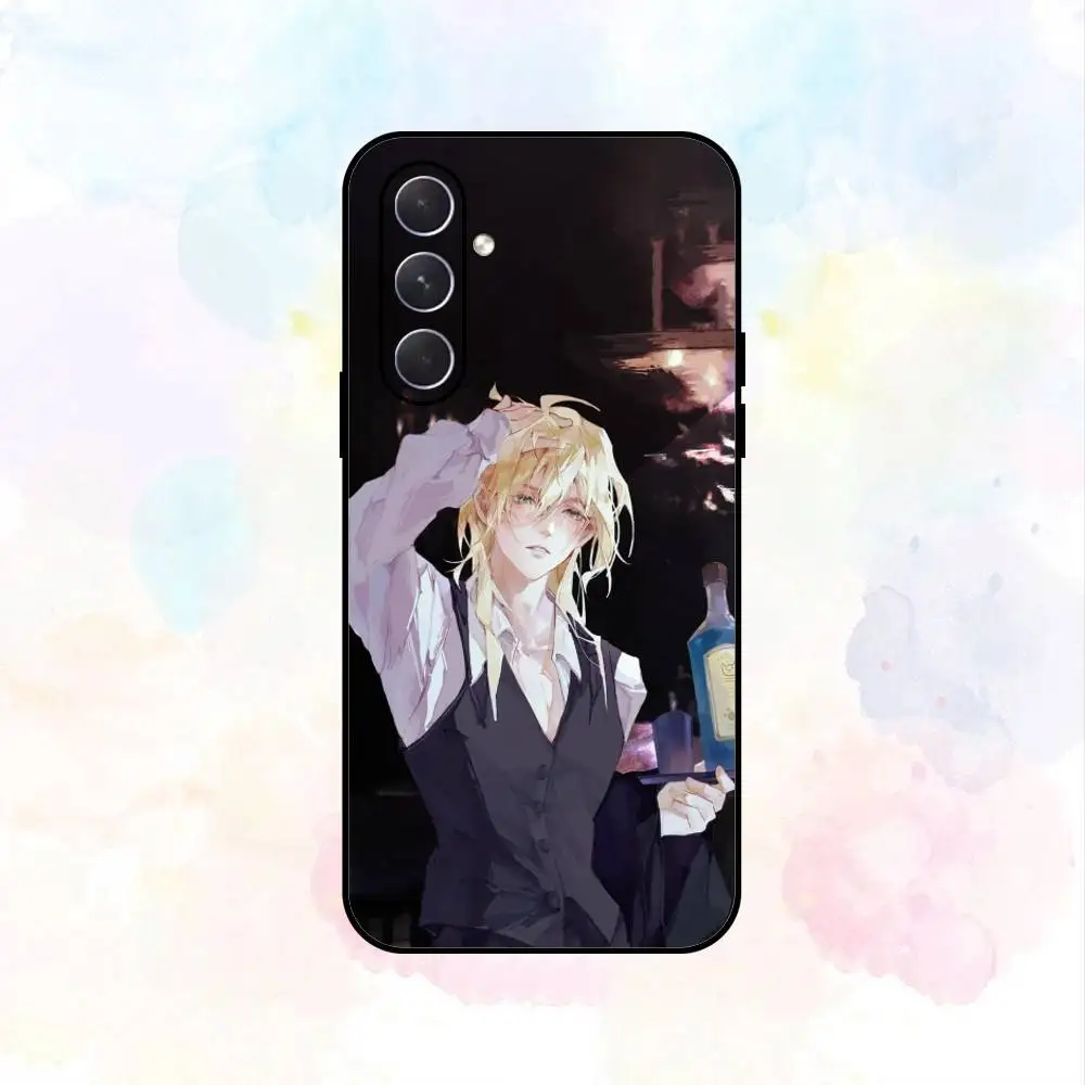 حافظة هاتف The Beginning After End لهاتف سامسونج جالاكسي A73، A72، A71، A70، A53، A52، A51، غلاف أسود ناعم آخر