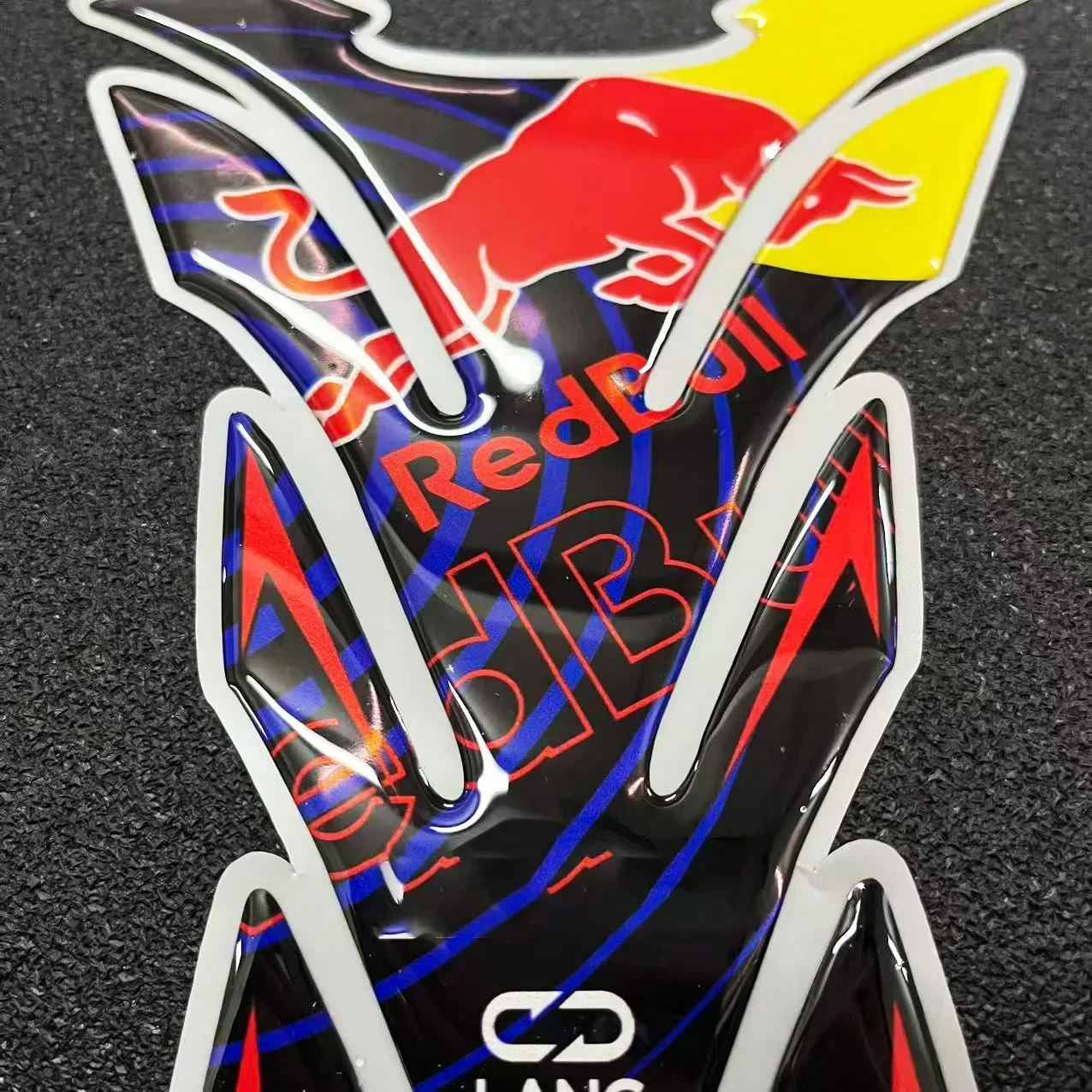 Calcomanía del logotipo de la etiqueta engomada del tanque del toro rojo de Halloween 3D para Yamaha Ktm Suzuki Honda Kawasaki