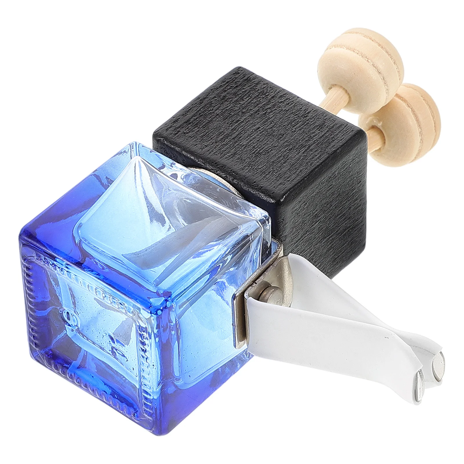

Car Air Freshener Vent Clip Clear Glass Essential Oil Diffuser Auto Perfume Aroma Bottle For Vehicle Interior Car Accessories