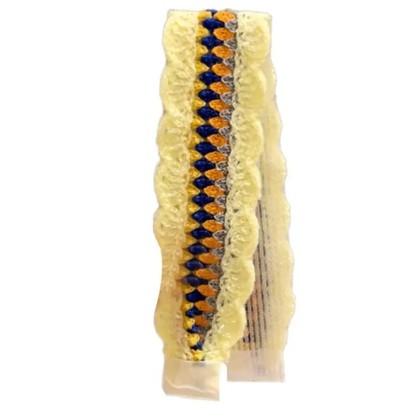 

31BB Мягкий акриловый вязаный аксессуар для волос для взрослых женщин Элегантный и стильный ободок для волос