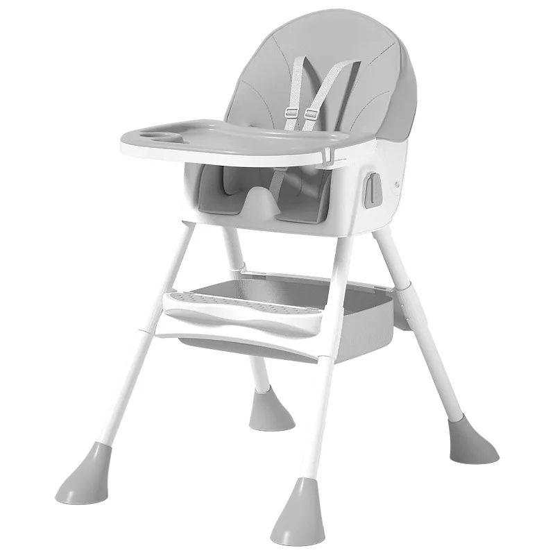 Chaise de salle à manger haute en plastique pour enfants, siège de table pour enfants, alimentation, restaurant, apprendre à manger, rpm, chaud, 2024