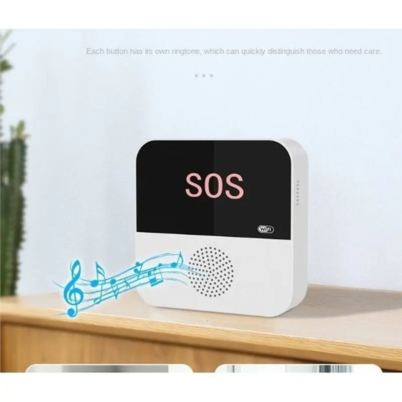 [NEW!A25P】 Wireless Wifi Pager System For Elderly Caregivers Features An SOS Emergency Call Button,For Seniors And Patients