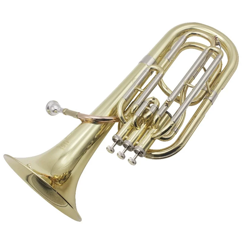 

Good Brass Gold Lacquer Bb Tone Euphonium